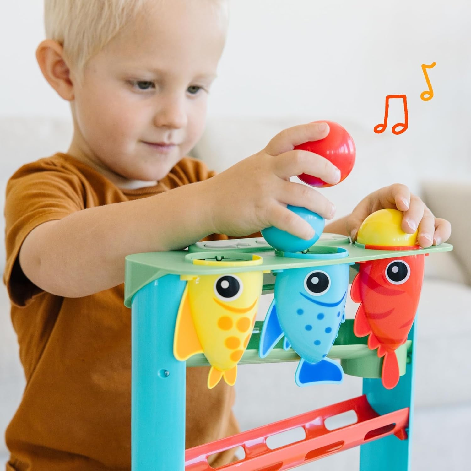 , Feed the Fish | Interactive Baby & Toddler Toy | 1, 2+ Year Old Gift & Birthday Present | Boys & Girls Babies Ages 6, 7, 8, 9, 10, 12, 18, 24+ Months Old