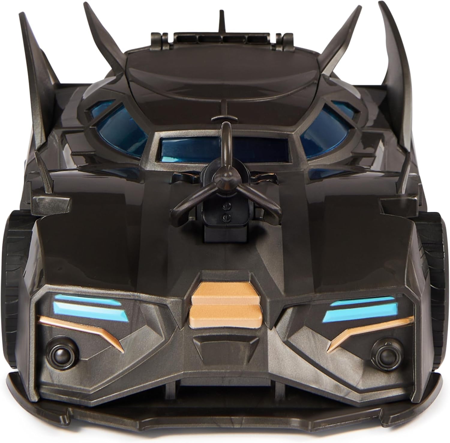 , Crusader Batmobile Playset with Exclusive 4-Inch Batman Figure, 3 Super-Villain Paper Figures, Kids Toys for Boys and Girls Ages 4+