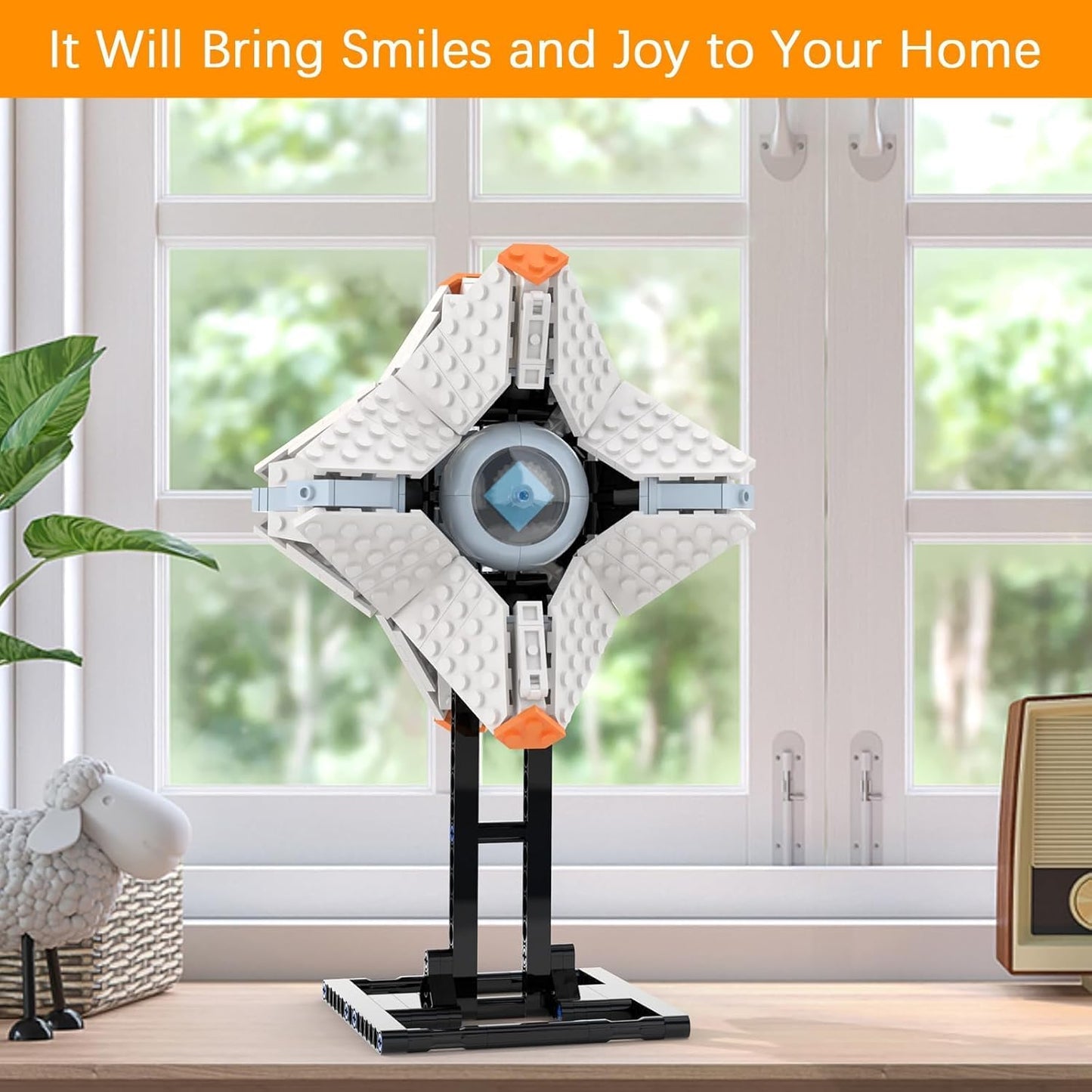 Ghost Shell Building Blocks for Kids Ages 9+, Generalist Shell Building Toy Sets, Featuring a Display Stand, Lightfall Model Toy, Compatible with Lego for Adults, Game Fans (378 Pieces)