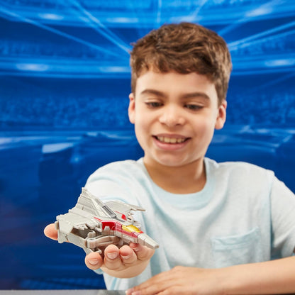One Robot Battlers Starscream, 4.5-Inch Robot Action Figure, Interactive Toys for Boys and Girls Ages 6 and Up