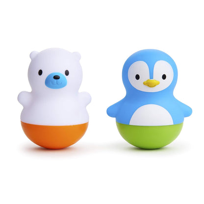 ® Bath Bobbers Mold Free Baby and Toddler Bath Toy, 6+ Months, Polar Bear/Penguin