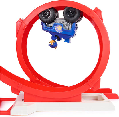 : Rescue Wheels Super Loop Tower HQ, with Light, Sound, Vehicle Launcher, Chase Action Figure & Toy Truck, Kids Toys for Boys & Girls Age 3+