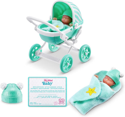 My Mini Baby Series 1 (2 Pack) by , Collectible Mystery Capsule, Toy for Girls, Realistic Miniature Baby, Playset and Accessories
