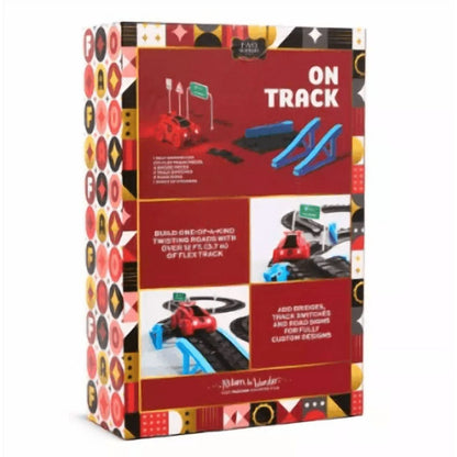 FAO Schwarz Vehicle Car Build & Race Roadway 287 Piece Track Play Set