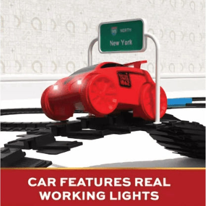 FAO Schwarz Vehicle Car Build & Race Roadway 287 Piece Track Play Set