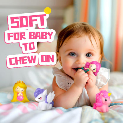 Baby Bath Toys - No Hole Bath Toys for Kids, Bath Tub Shower Toys for Newborn Baby