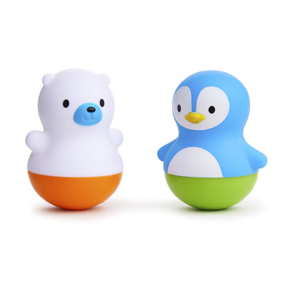 ® Bath Bobbers Mold Free Baby and Toddler Bath Toy, 6+ Months, Polar Bear/Penguin