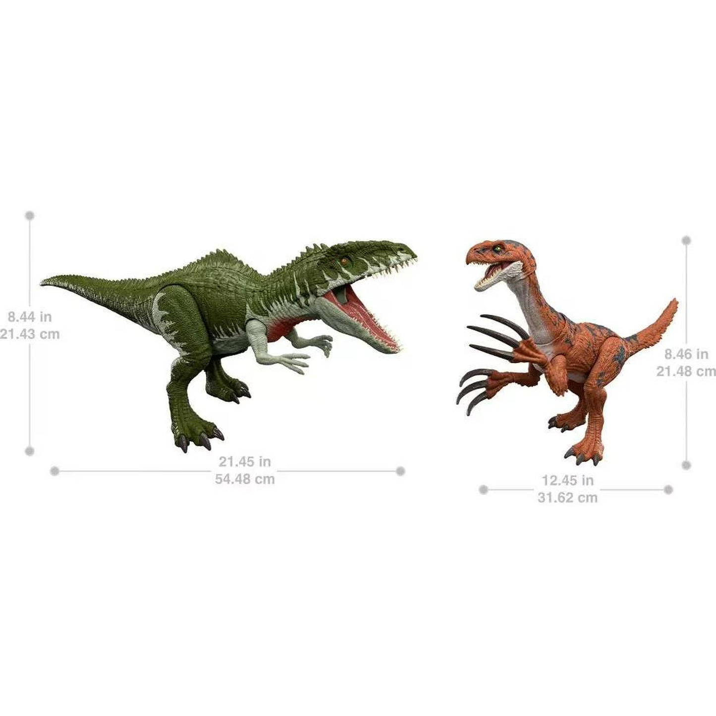 Jurassic World 2-Pack of Dinosaur Figures Giganotosaurus &