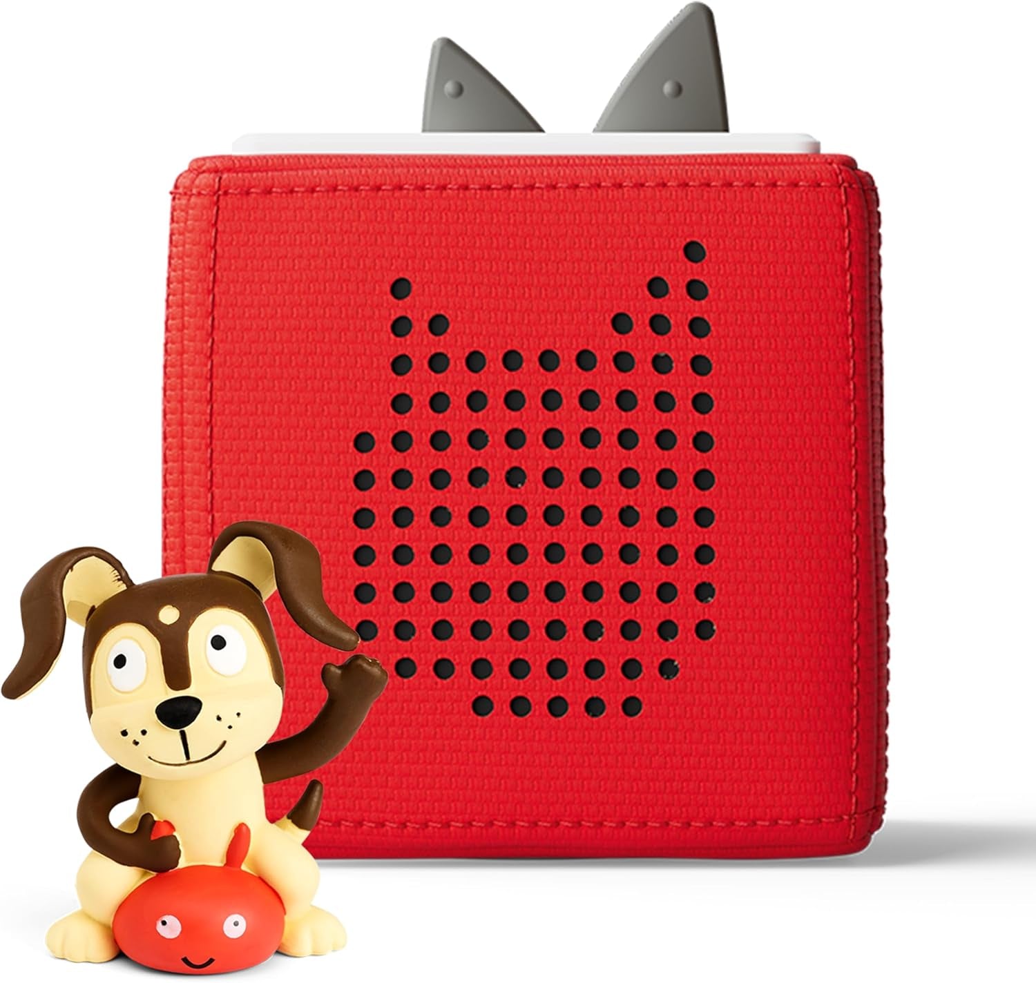 Toniebox Audio Player Starter Set with Playtime Puppy - Listen, Learn, and Play with One Huggable Little Box - Purple