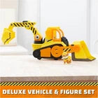Rubble & Crew, Bark Yard Deluxe Bulldozer Construction Truck Toy with Lights, So