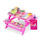 Our Generation Picknick Tisch fr Puppen 46cm Picnic Table Set for Dolls, 46 cm, Multicoloured