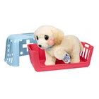 Little Live Pets Ouchies Cooper The Retriever Puppy, 50+ Sounds, Limping to Walking Puppy Toy with Vet Carrier, Interactive Toy Dog for Kids Ages 5+