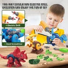 Dinosaur Toys for 3, 4, 5, 6, 7 Year Old Boys, Take Apart Toys with Electric Dri