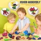 Dinosaur Toys for 3, 4, 5, 6, 7 Year Old Boys, Take Apart Toys with Electric Dri