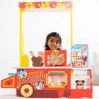 Melissa & Doug Disney Snacks & Popcorn Wooden Pretend Play Food Counter – 33 Pieces - FSC Certified