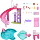 Barbie Dream Pool Playset with 6 Play Areas, Including Slide & Bubbling Hot Tub, Plus 20+ Accessories Like Pet, Floaties & More