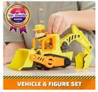 Rubble & Crew, Rubble’s Bulldozer Toy Truck with Movable Parts and a Collectible