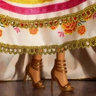 Barbie Signature Doll, Día De Muertos 2025 Collectible in Ruffled Cream Gown Trimmed with Marigolds and Ribbon, Flower Crown and Calavera Face Paint