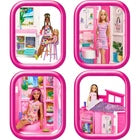 Barbie Dollhouse Playset, Getaway House with 11 Accessories Including 2 Chairs, 4 Play Areas & 360-degree Play