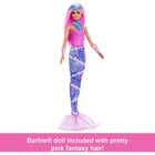 Barbie Advent Calendar with Doll & 24 Surprise Toy Accessories Including Unicorn & Pets, Transform Fashion Doll into Mermaid, Fairy & More