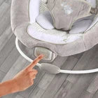 Ingenuity InLighten Baby Bouncer Seat, Light Up Toy Bar, Bunny Tummy Time