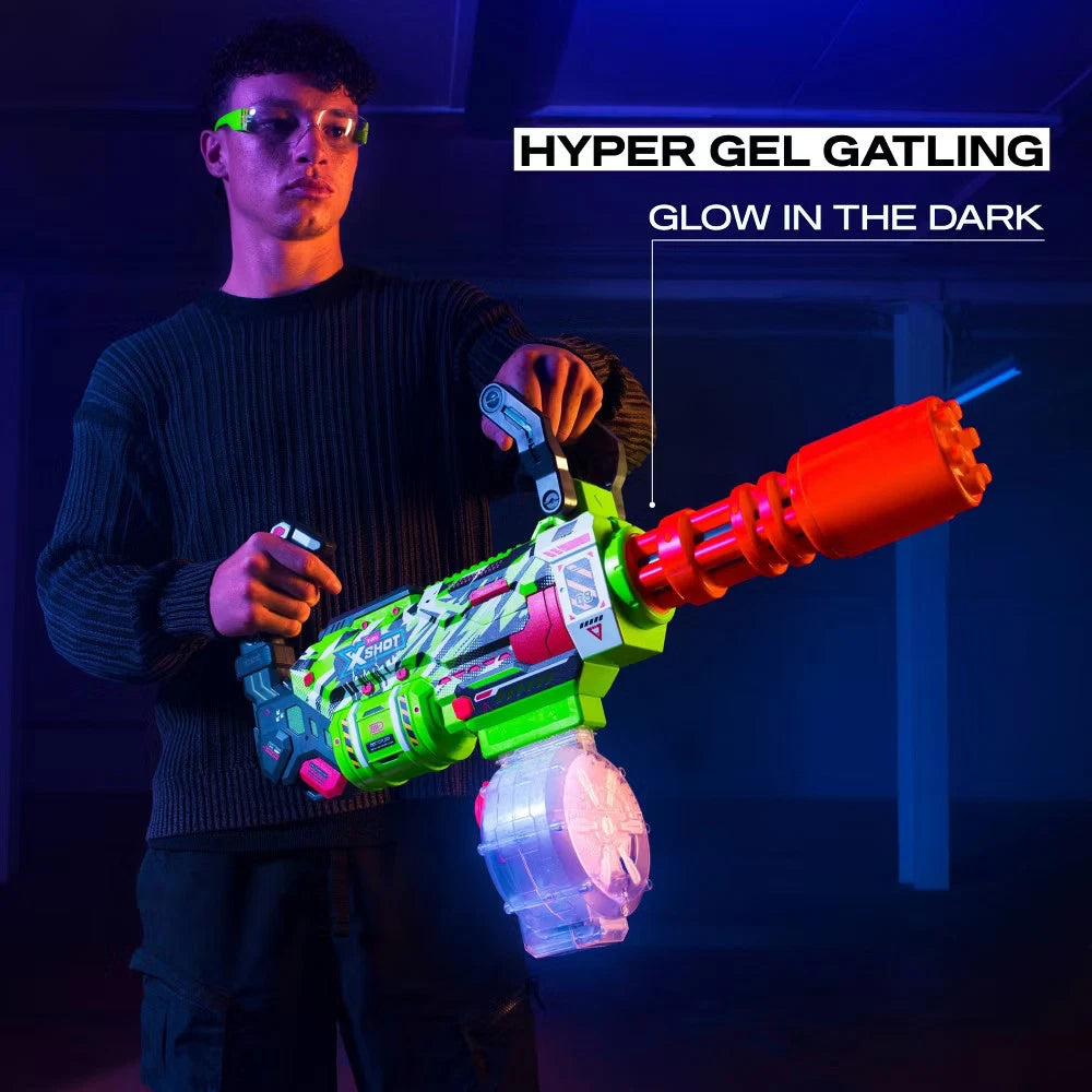 XSHOT Hyper Gel Gatling Toy Gel Blaster by ZURU