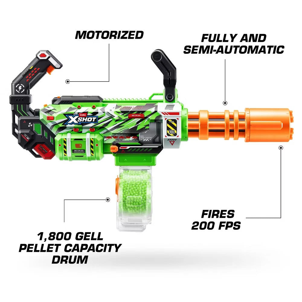 XSHOT Hyper Gel Gatling Toy Gel Blaster by ZURU