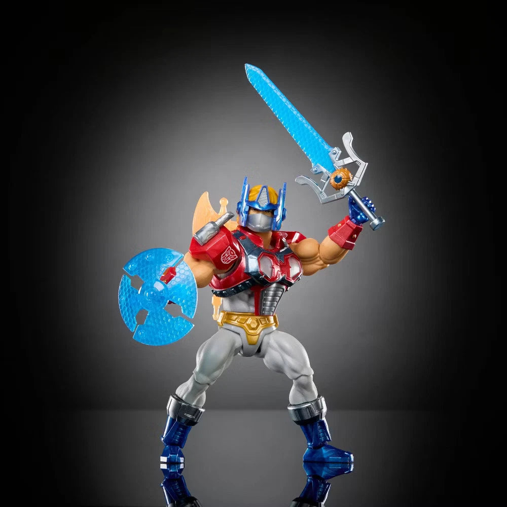 Masters of the Universe Origins x Transformers Optimus Prime Armor He-Man Action figure