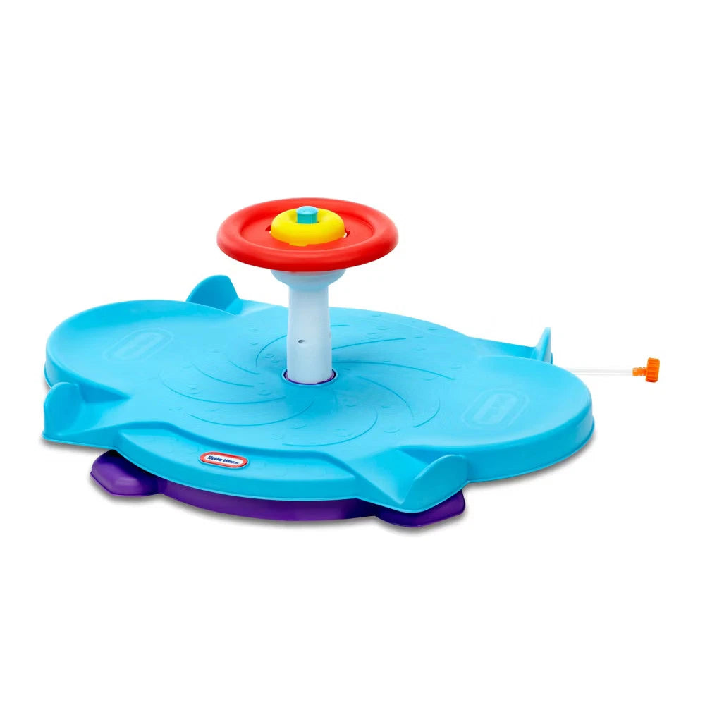 Little Tikes Dual Twister spinning water toy with garden hose connection for ages 2 to 5