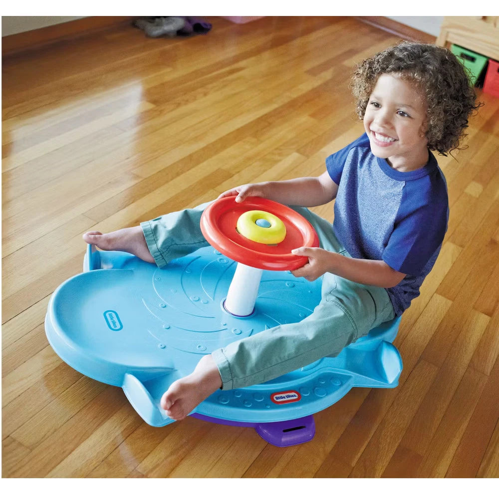 Fun Zone Dual Twister kids outdoor water spinner with two-child seating