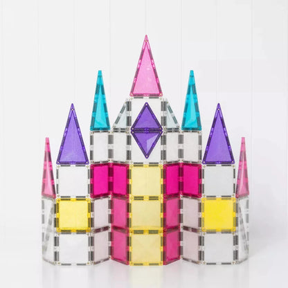 56pc CONNETIX Magnetic Tiles Glitter Unicorn Pack Building Toys