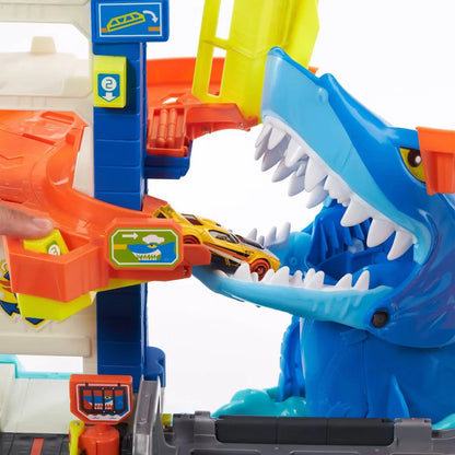 Hot Wheels Attacking Shark Escape Trackset – Action-Packed Racing Adventure