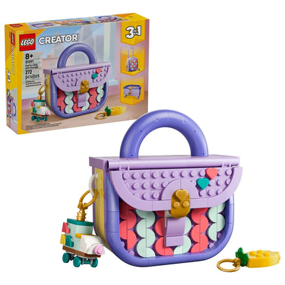 LEGO Creator 3 in 1 fashion bag rolling suitcase and storage box building set