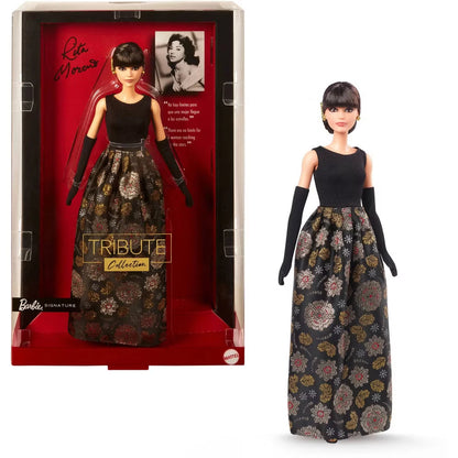 Barbie 11.5" Tribute Collection Rita Moreno Collectible Doll – Black & Gold