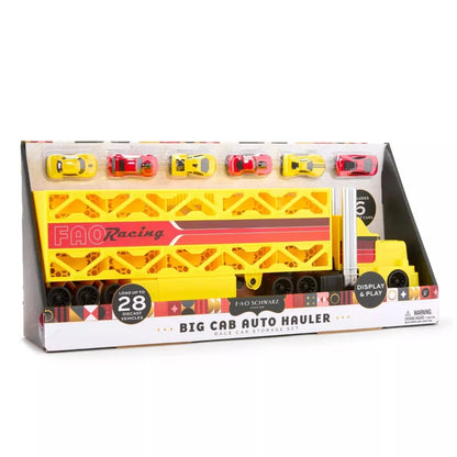 FAO Schwarz Ultimate Truck Collection – Diecast Toy Truck Set with Storage