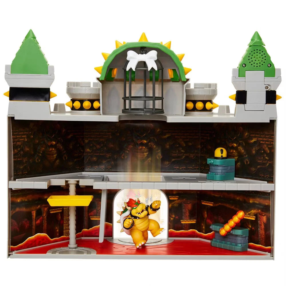 Nintendo Super Mario Bowser Castle Playset – Includes 2.5" Bowser Figure