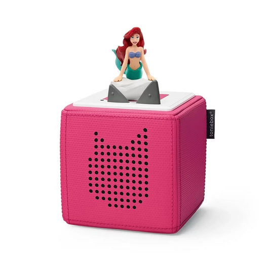 Tonies Disney The Little Mermaid Toniebox Starter Set – Pink Screen-Free Audio Player for Kids