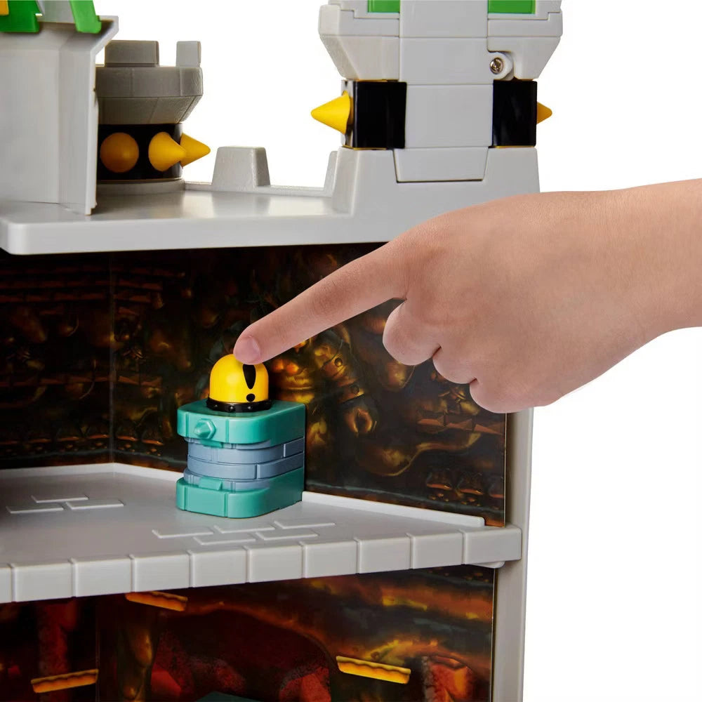 Nintendo Super Mario Bowser Castle Playset – Includes 2.5" Bowser Figure