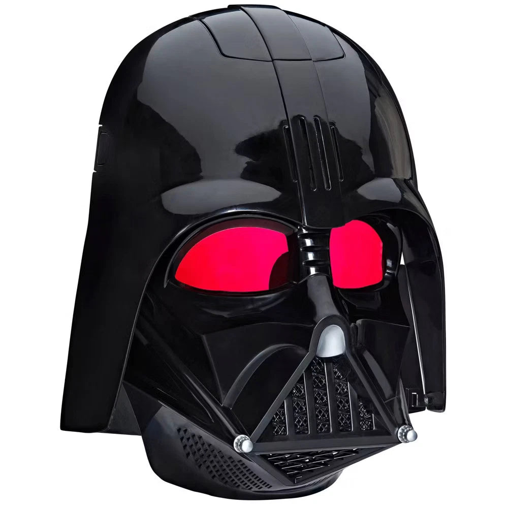 Darth Vader roleplay mask with voice-changing feature and iconic Star Wars phrases