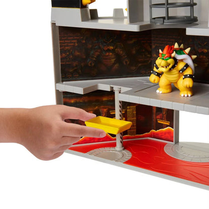 Nintendo Super Mario Bowser Castle Playset – Includes 2.5" Bowser Figure