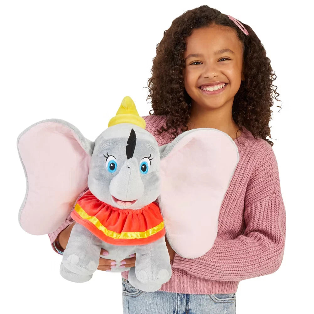 Disney Dumbo Plush Medium: Stuffed Character Toy, Polyester Material, Elephant