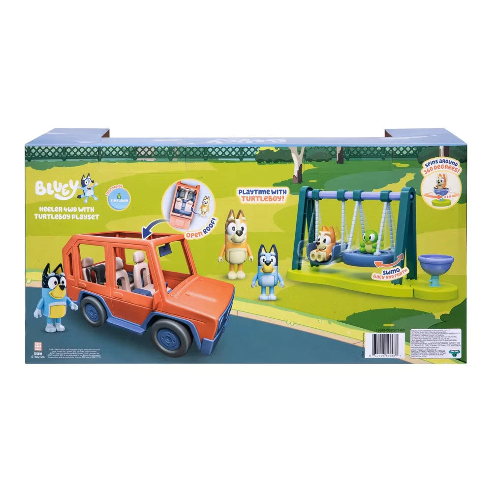 Bluey Heeler 4WD with Turtleboy Playset