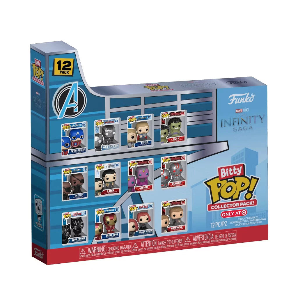 Funko Bitty POP! Marvel Infinity Saga Figures - 12pk