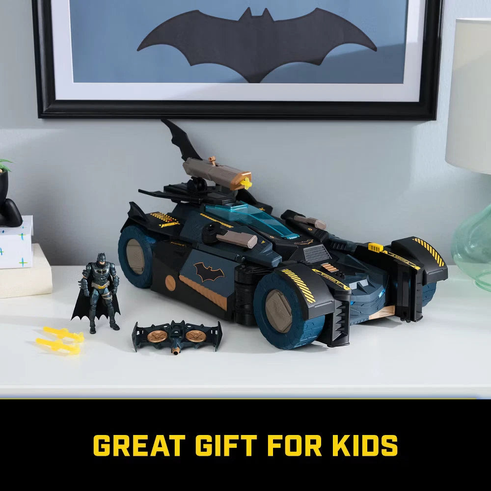 DC Comics Batman Ultimate Transforming Batmobile Playset with Launching Projectiles