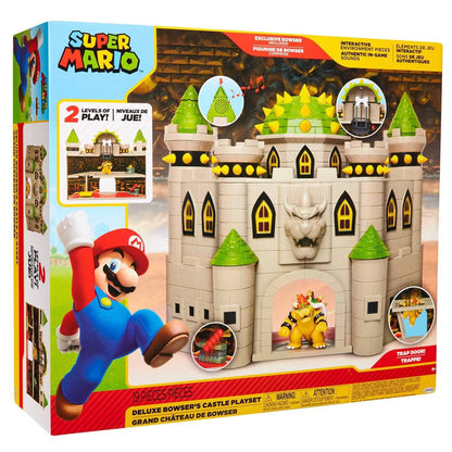 Nintendo Super Mario Bowser Castle Playset – Includes 2.5" Bowser Figure