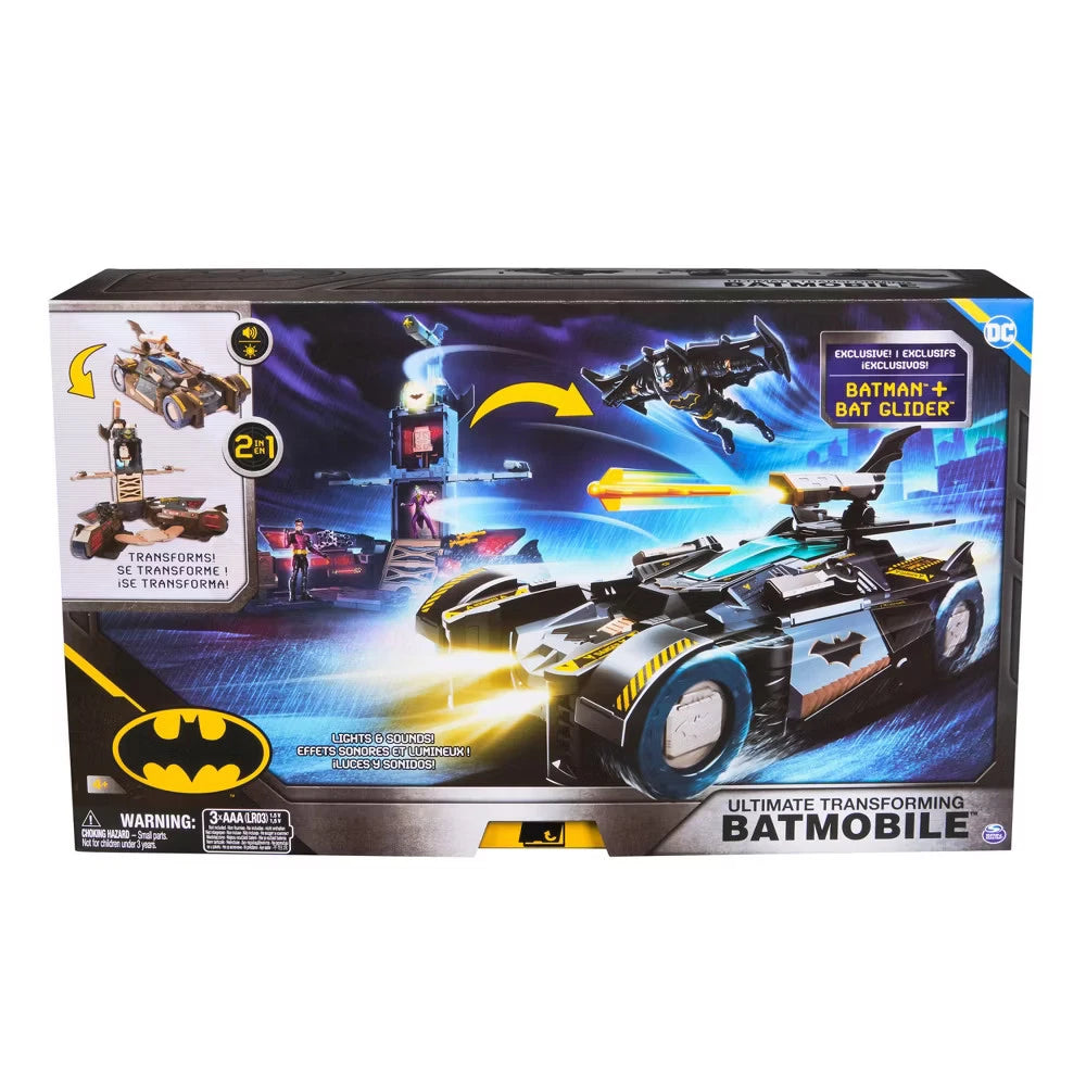 DC Comics Batman Ultimate Transforming Batmobile Playset with Launching Projectiles