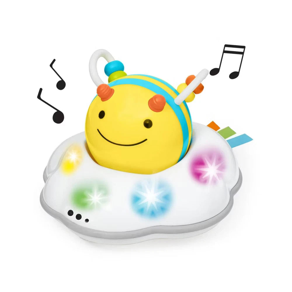 Skip Hop Follow-Bee baby crawling toy with lights music and moving cloud