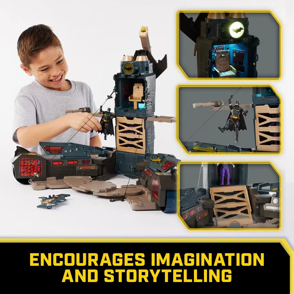 DC Comics Batman Ultimate Transforming Batmobile Playset with Launching Projectiles