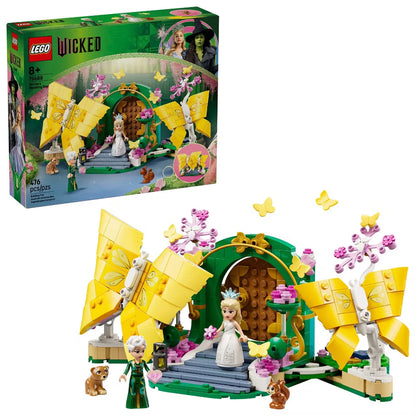 LEGO Wicked Glinda wedding playset with large posable butterfly display