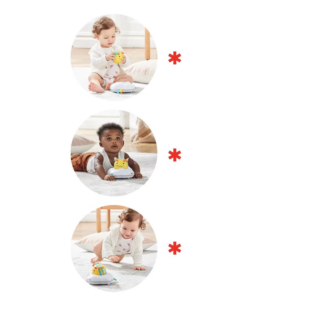 Skip Hop Explore & More Follow-Bee Crawl Toy: Sensory Development Baby Musical